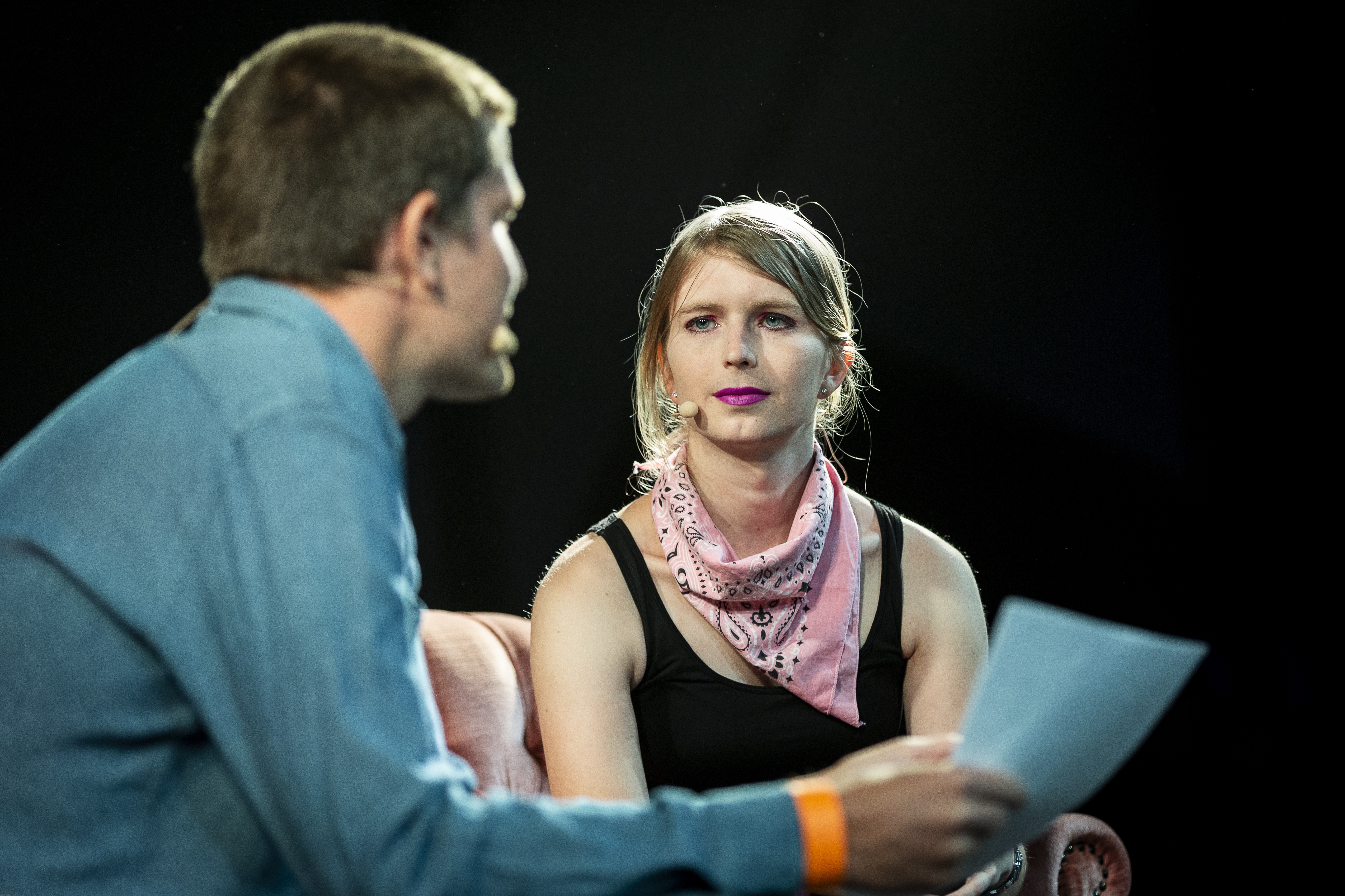 Chelsea Manning at Roskilde Festival
