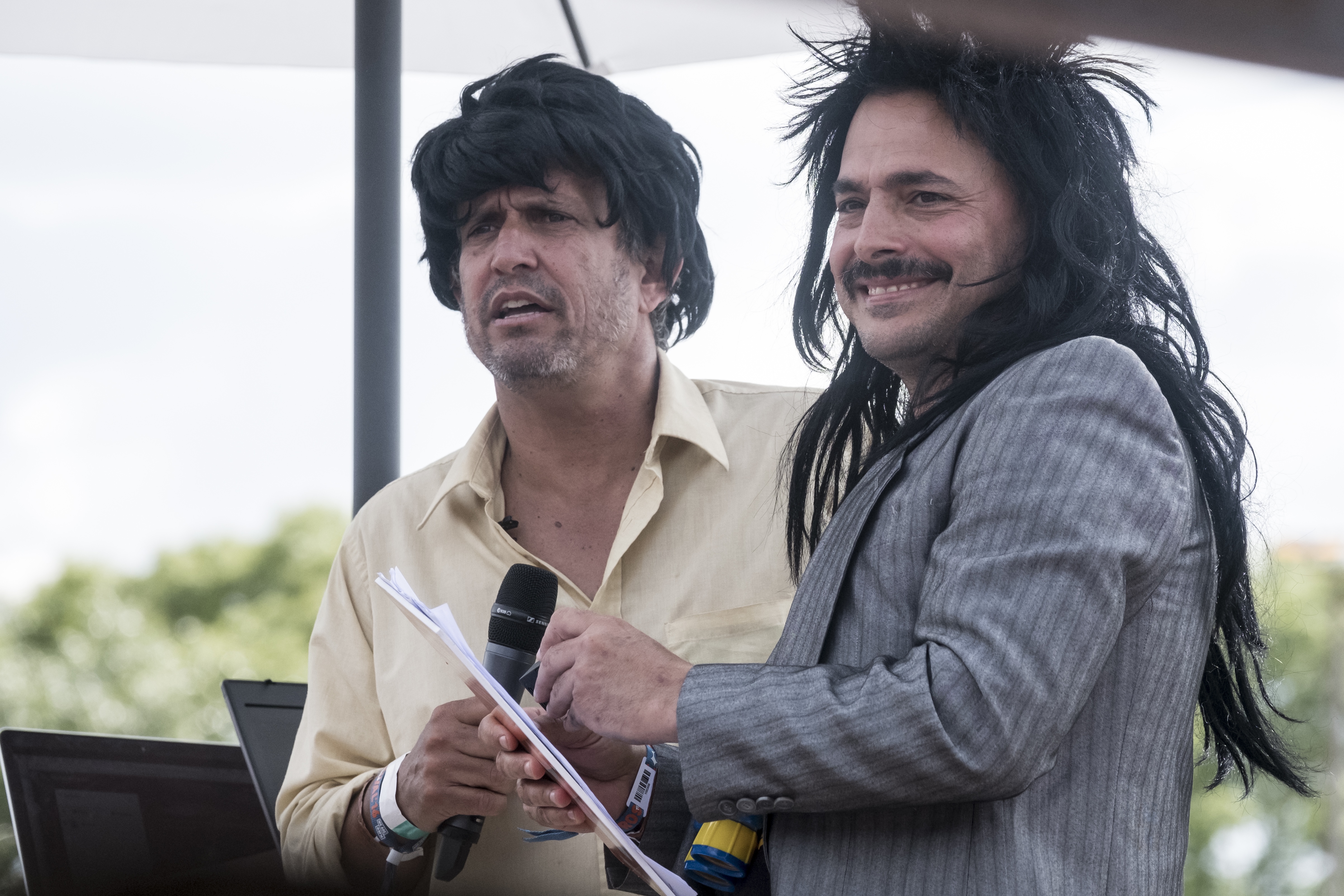 Close-up of our findings wall