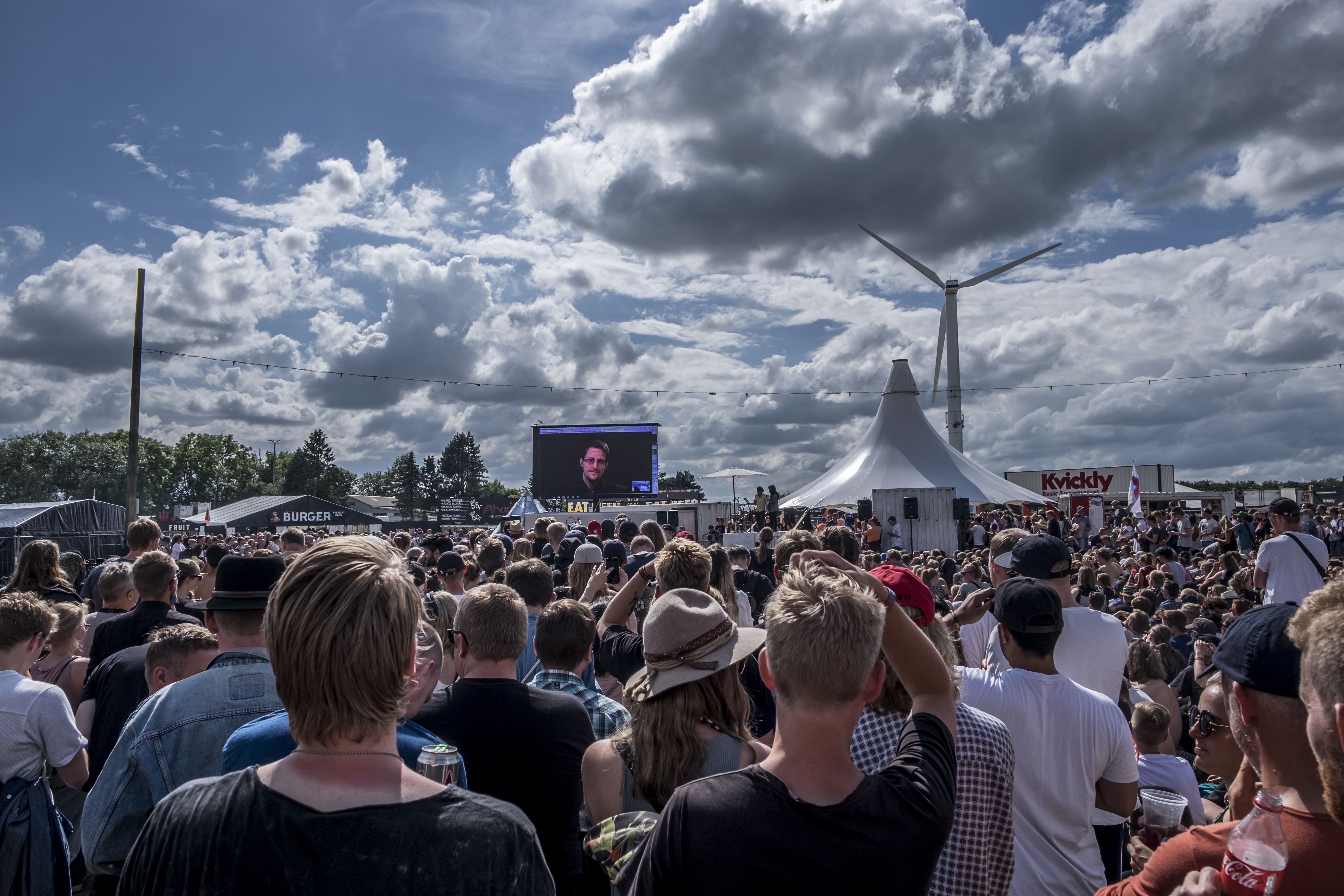 Close-up of our findings wall